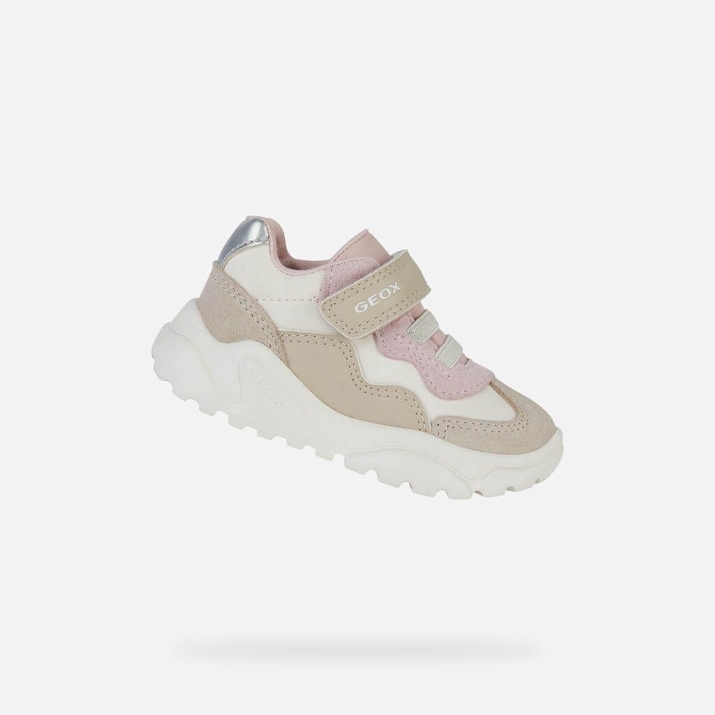 Chaussures blanc beige rose ciufciuf