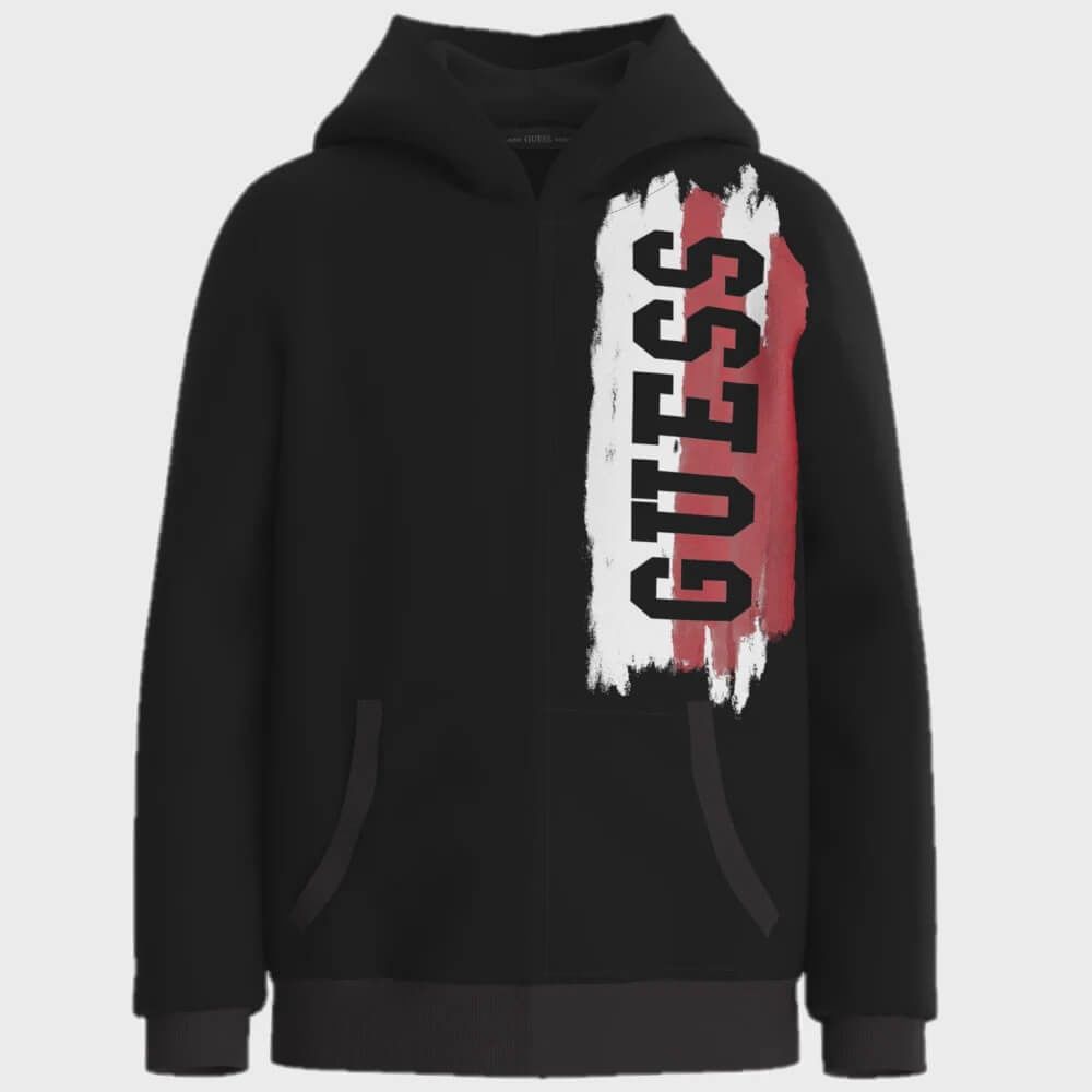 Veste à zip noire guess