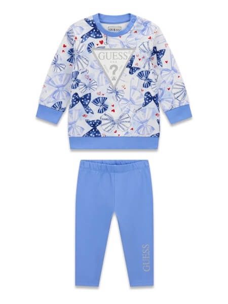 Ensemble 2 pièces bébé bleu mignonne A6R4