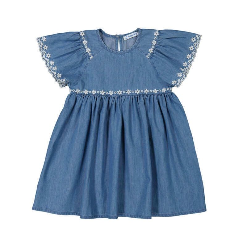 Robe détail brodée 3927