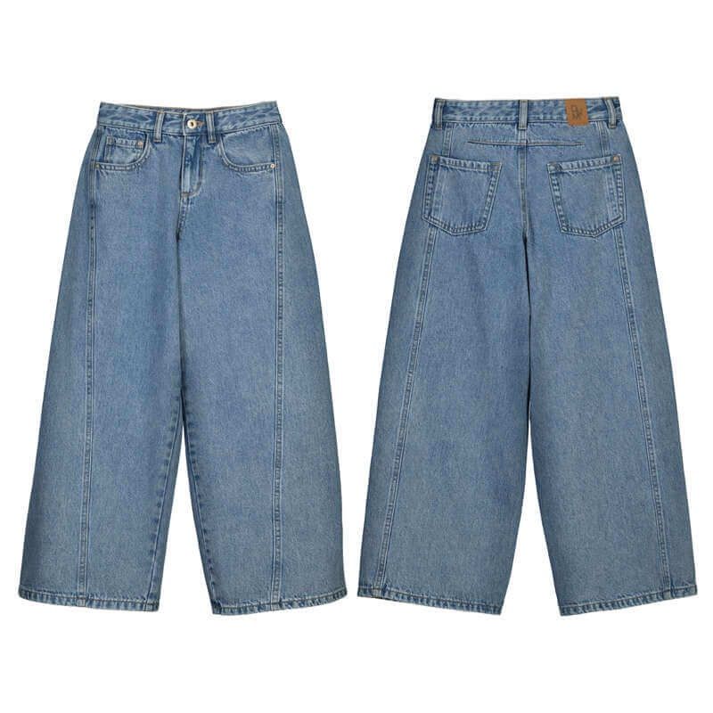 Pantalon denim ample 6552