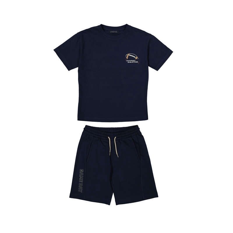 Ensemble imprimé point arrière 6689