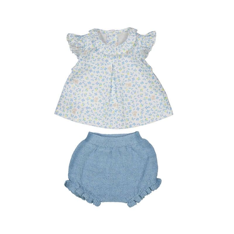Ensemble chemisier et tricot 1288