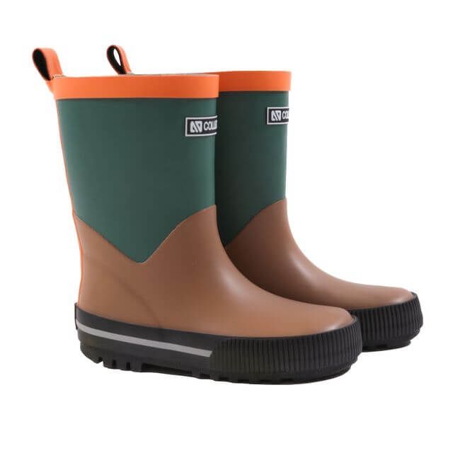 Botte de pluie brun/orange OT01