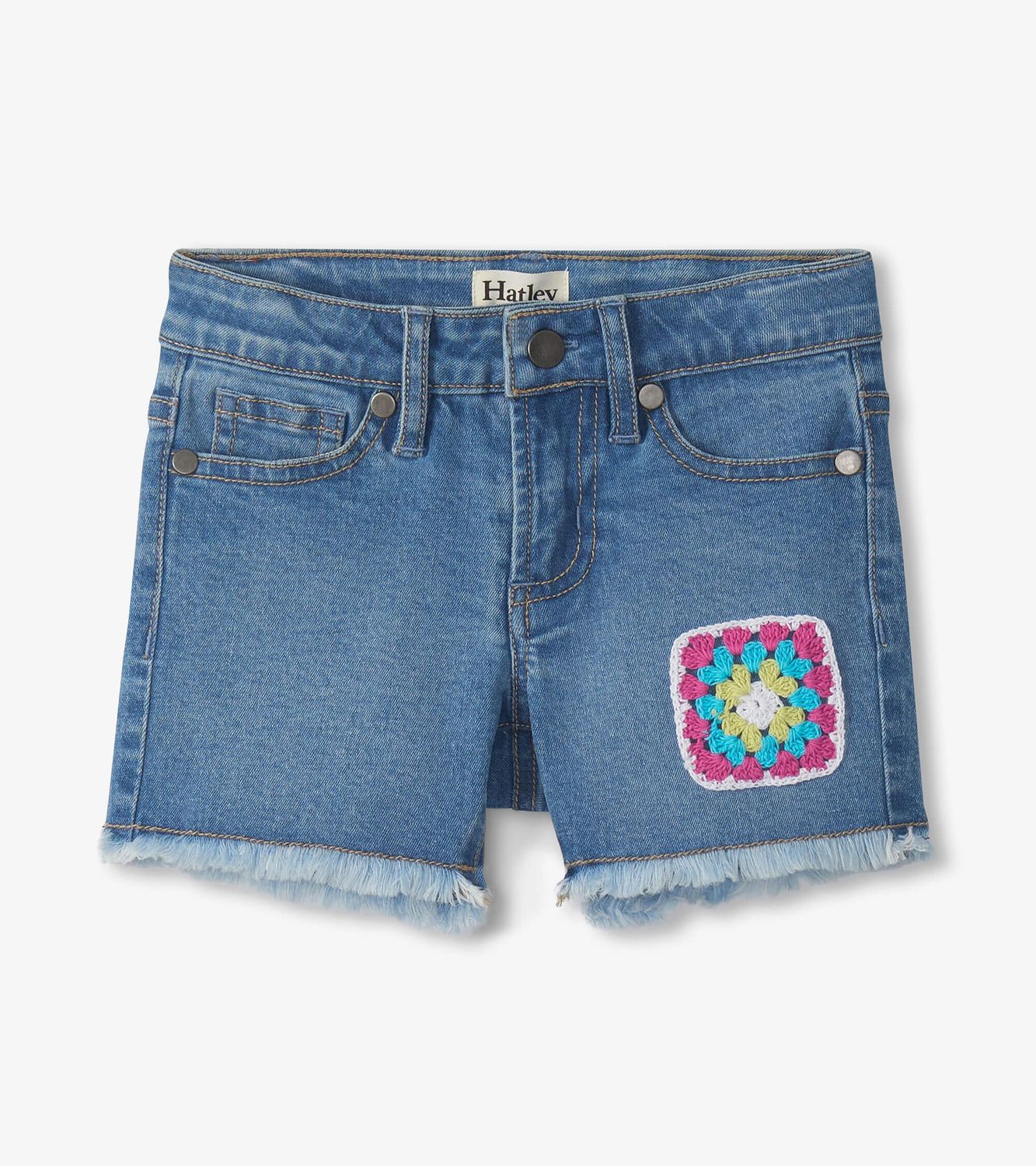 Short en denim avec broderie 2023