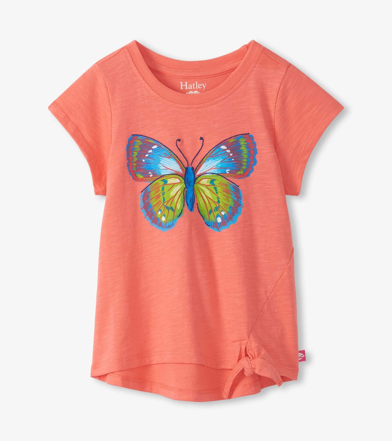 T-shirt nouée sur le devant papillon 1511