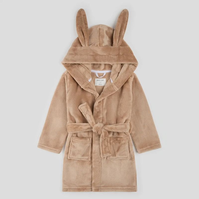 Robe de chambre avec oreilles de lapin moka F02K