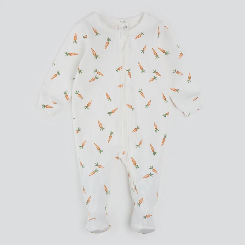 Pyjama bébé motif carotte P02B