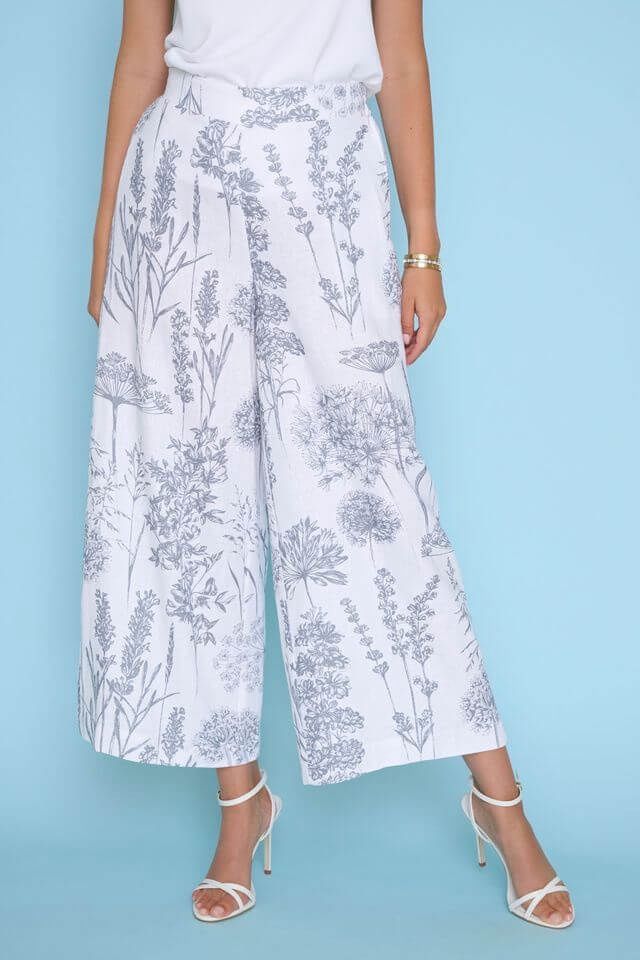 Pantalon ample à motif 53YX