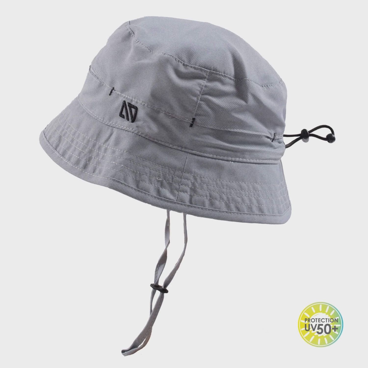 Chapeau UV à cordon amovible Gris