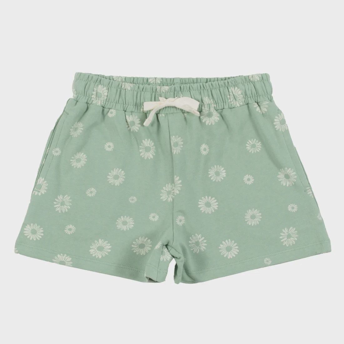 Short vert avec fleur 2504