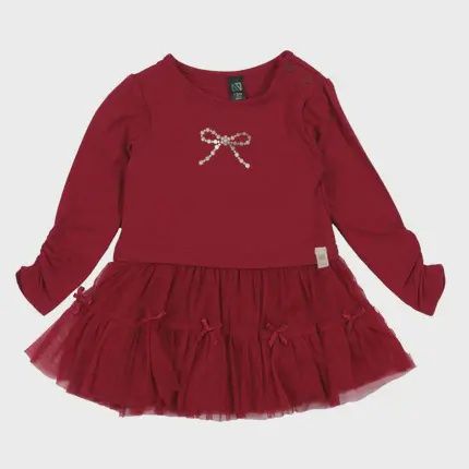 Robe Rouge Boucles bébé 2570