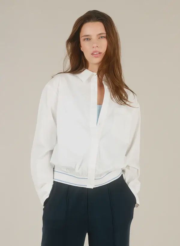 Chemisier avec élastique au bas 6038