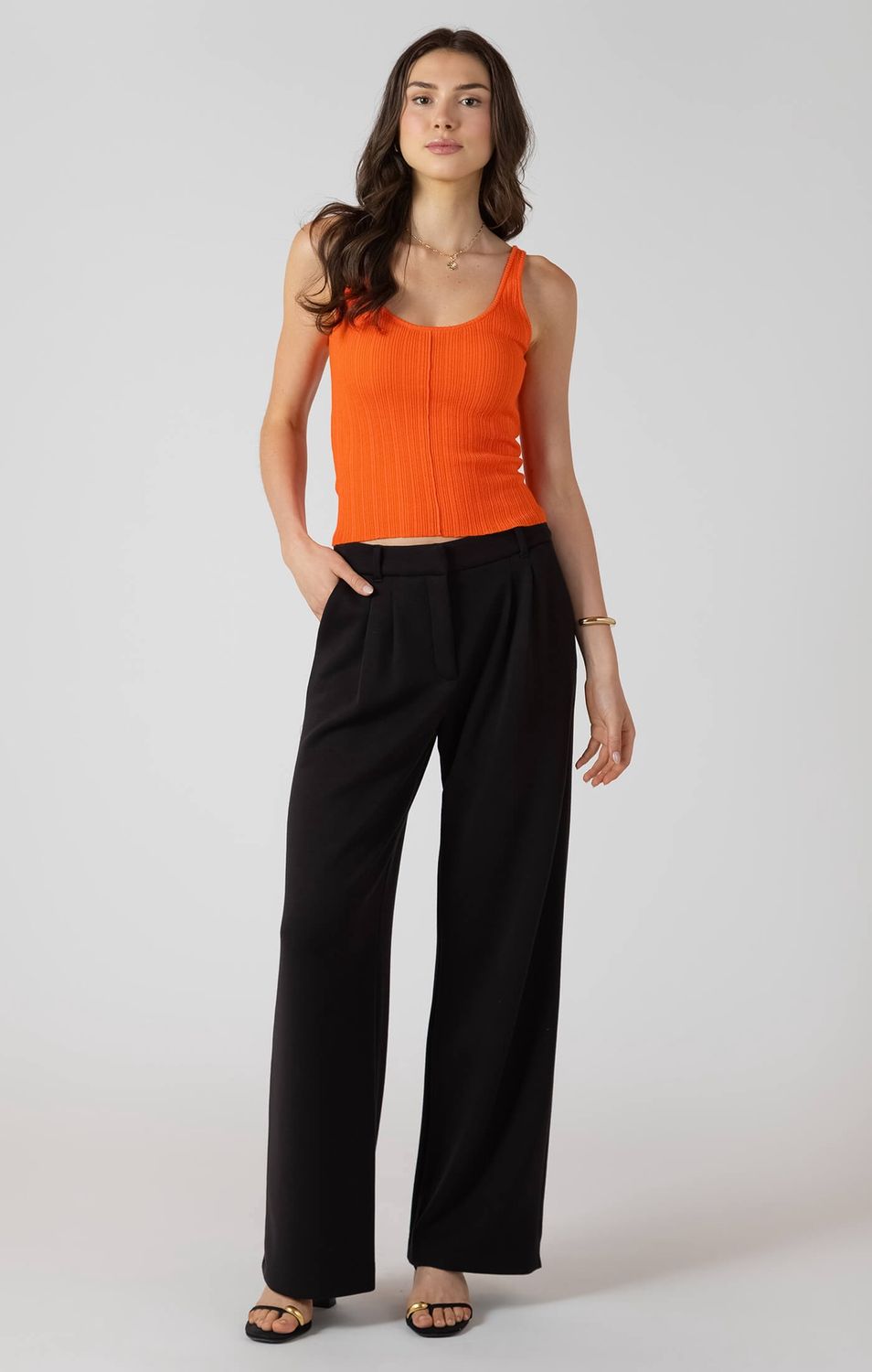 Camisole couleur orangée 7017