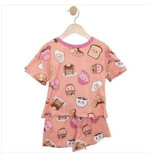 Pyjama motifs déjeuner 807