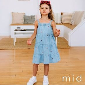 Robe jeans cerise 141