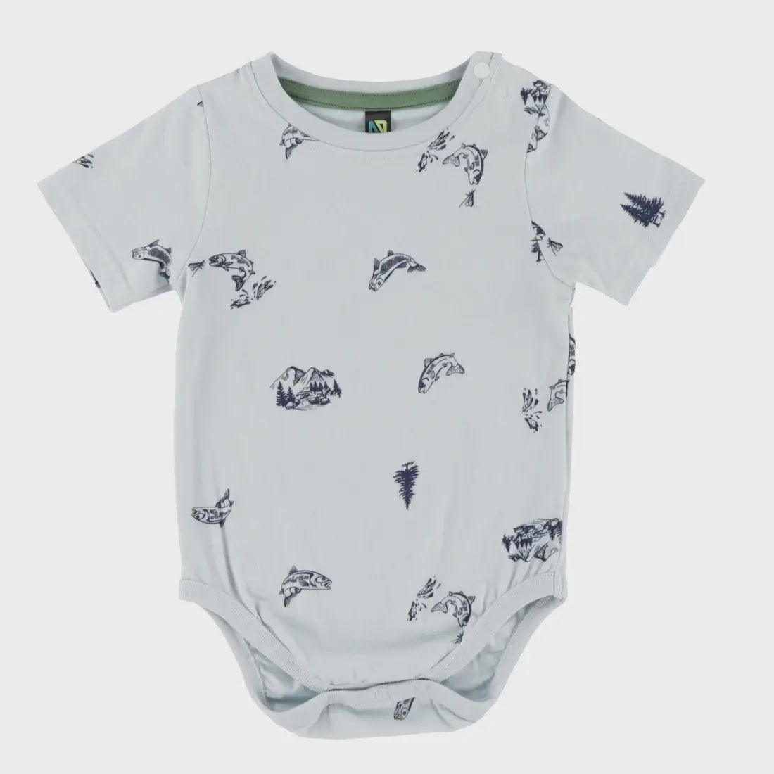 Cache-couche bébé bleu pâle 2655