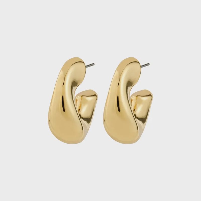 JENNINGS anneaux épais recyclés plaqué or