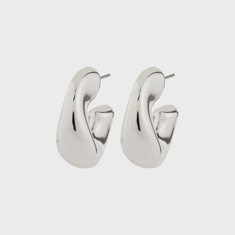 JENNINGS anneaux épais recyclés plaqué argent