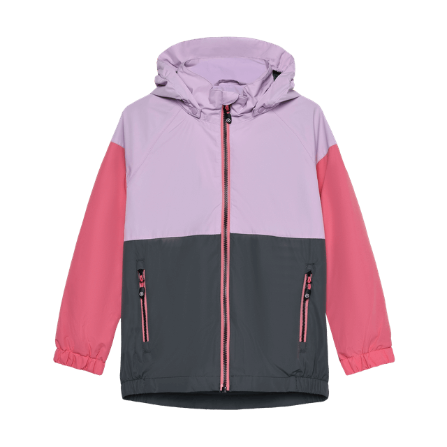 Manteau block de couleur fille 2545