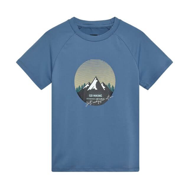 T-shirt léger bleu montagne 2667