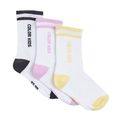 Lot de 3 chaussettes rose 2690