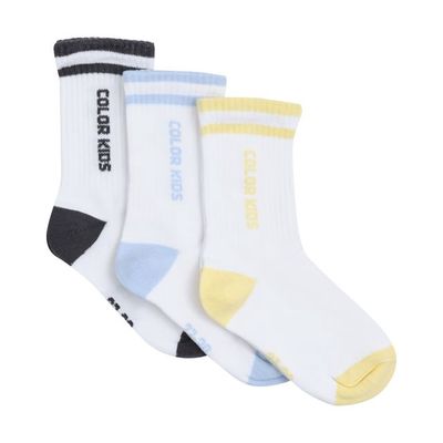 Lot de 3 chaussettes bleu 2690
