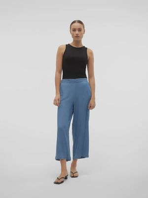 Pantalon ample 7/8 bleu jeans 4861