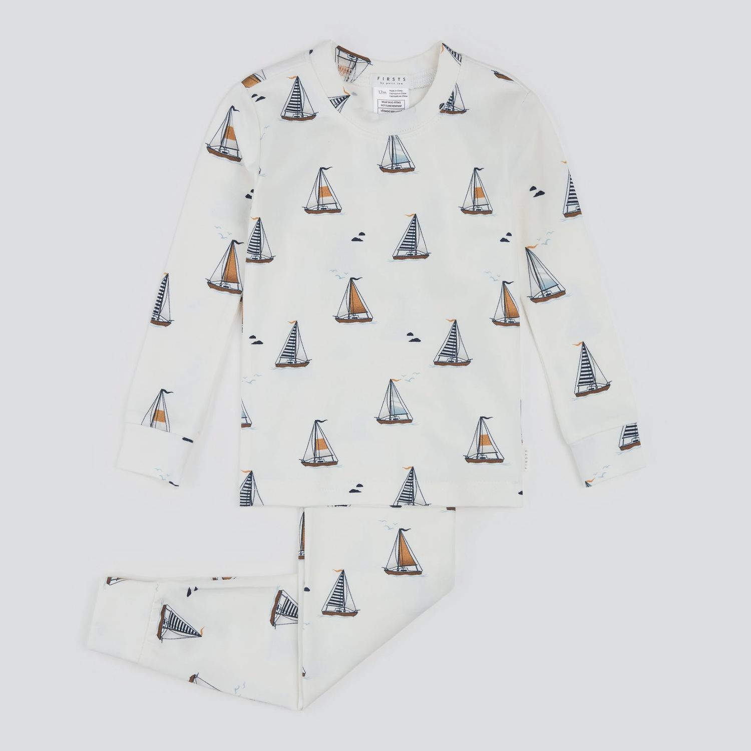 Pyjama Voiliers  2 pièces Q01B