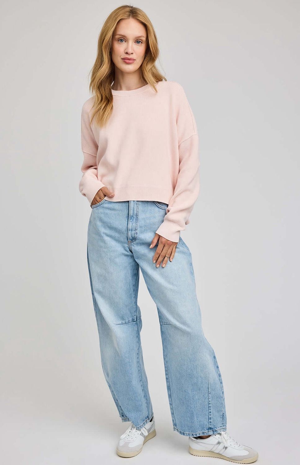 Pull couleur pétale 3093