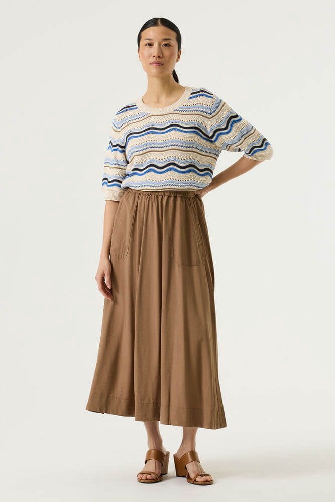 Jupe mole taupe 0122