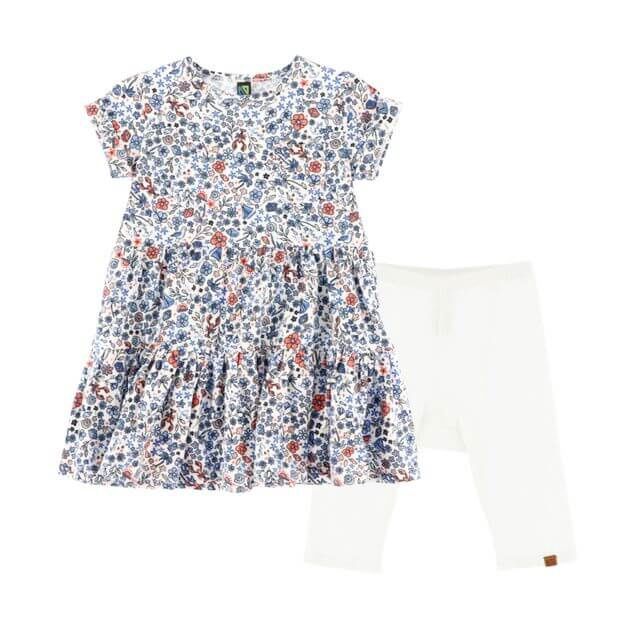 Ensemble 2 pièces bébé fleurie 2652