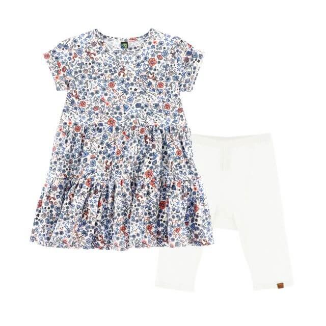 Ensemble 2 pièces bébé fleurie 2652