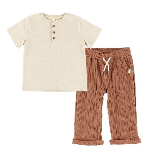 Ensemble 2 pièces beige bébé 2659