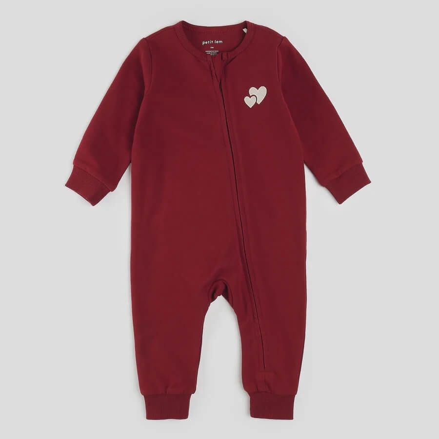 Combinaison Saint-Valentin rouge