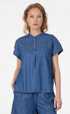 Chandail Coraliana denim 2040