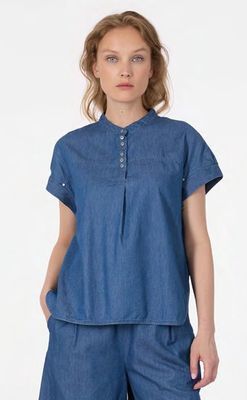 Chandail Coraliana denim 2040