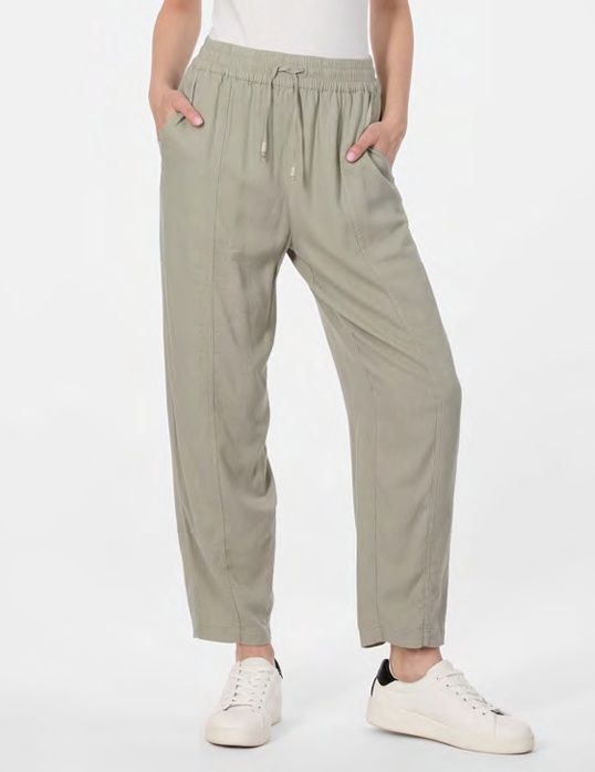 Pantalon léger vert olive pâle 5011