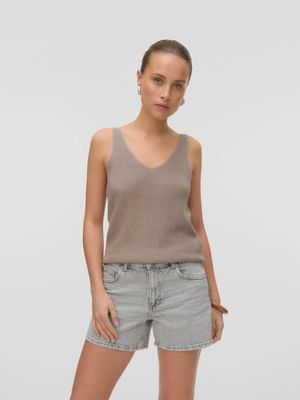 Camisole en tricot taupe 1877