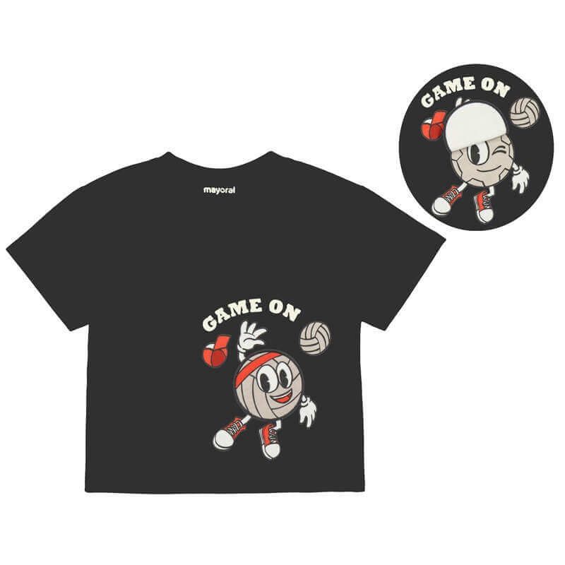 T-shirt motif baseball game on 1006