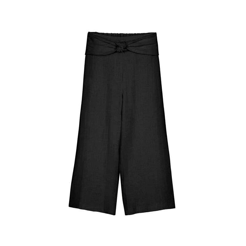 Pantalon ample noir 6576