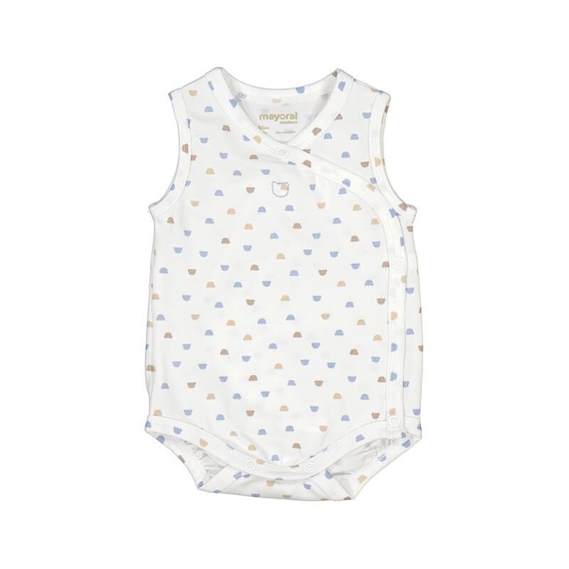 Cache couche blanc avec oursons