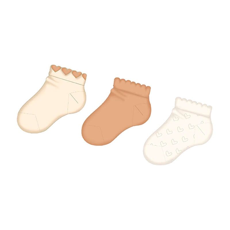 Lot de 3 chaussettes pêche 0187