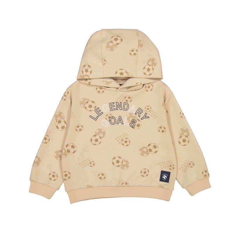 Chandail motif soccer noisette 3435