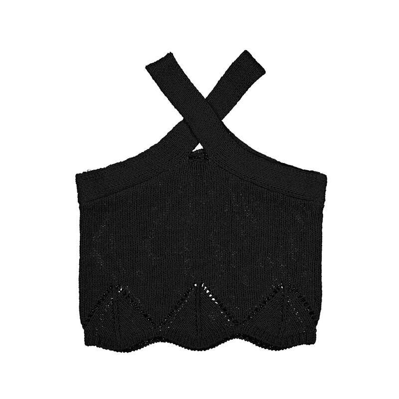 Camisole en tricot entrecroisée 6024