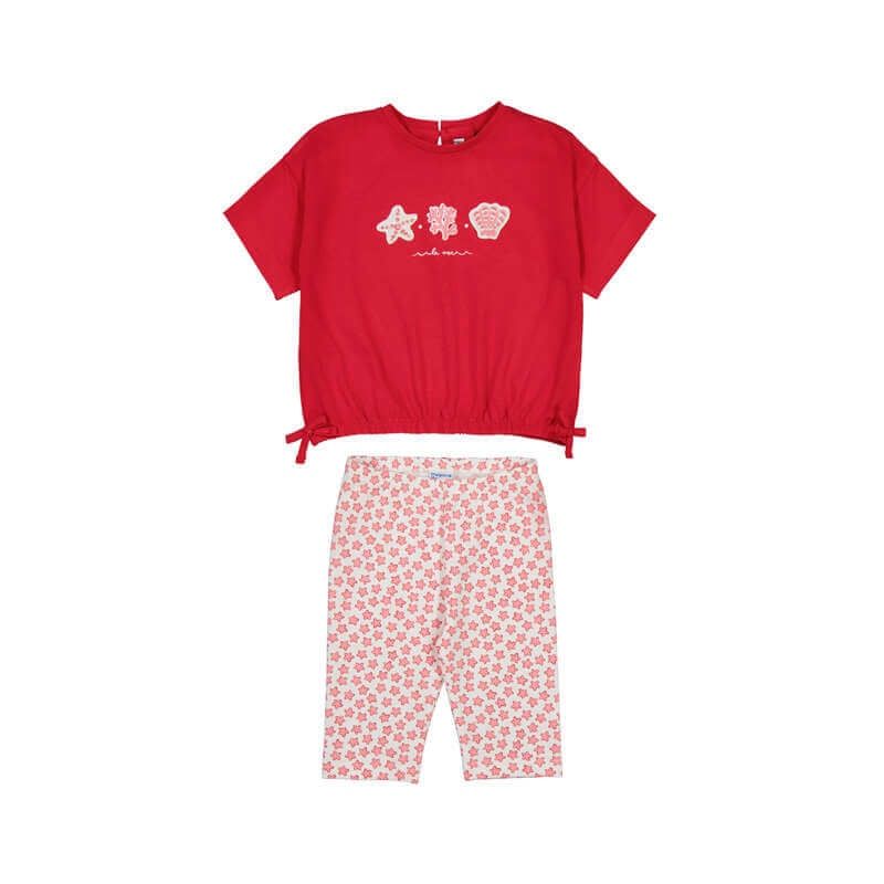 Ensemble 2 pièces motif étoile de mer 1753