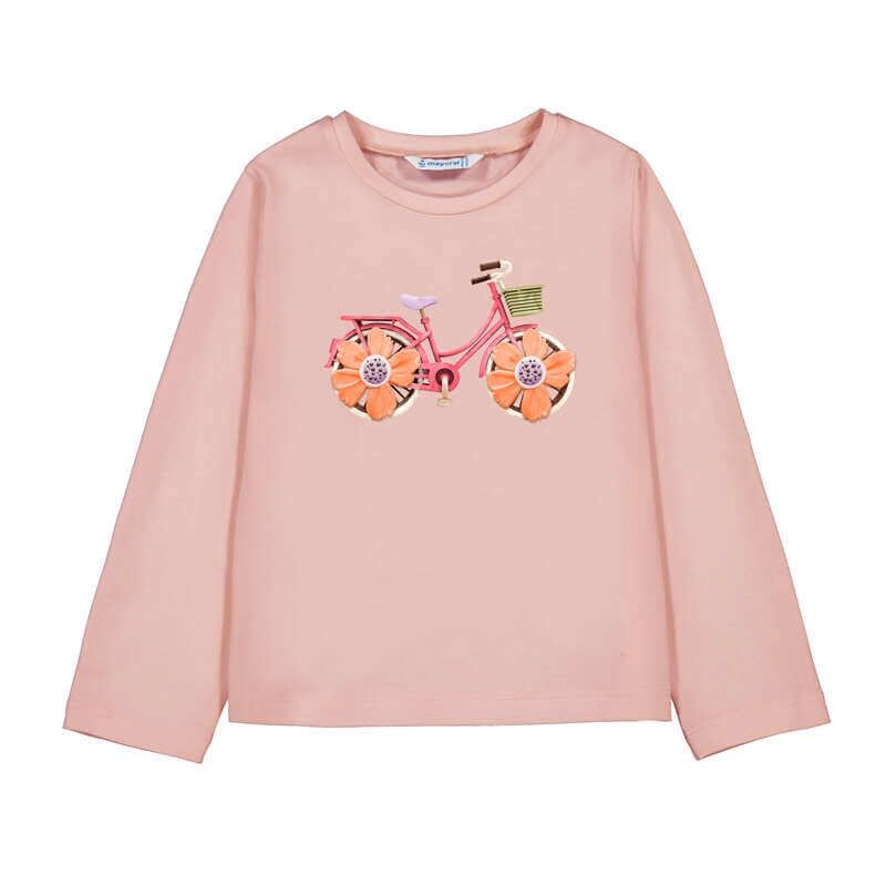 Chandail blossom motif vélo 3019