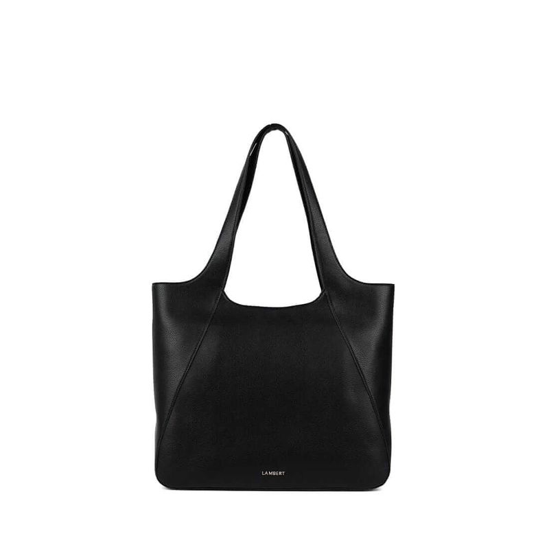Le Stacey - Sac fourre-tout en cuire vegan noir