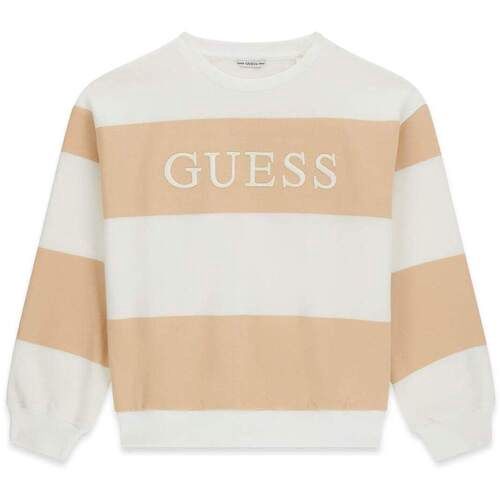 Chandail ivoire rayure beige  D174