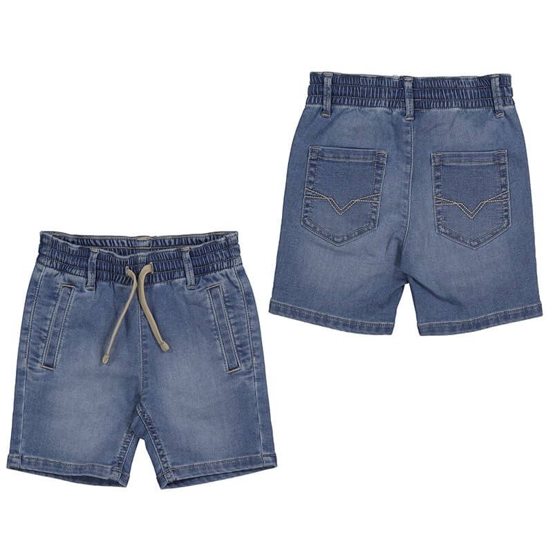 Short à cordon en jeans 3222